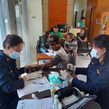 KKP Bitung Laksanakan Screening Pemeriksaan Penyakit Di Wilayah Kerja Amurang Dan Belang