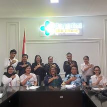 Selesaikan Magang di BKK Bitung, Mahasiswa FKM Unsrat Paparkan Laporan Hasil Magang
