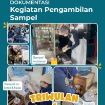 TIM KERJA PENGAWASAN FAKTOR RISIKO KESEHATAN LINGKUNGAN LAKUKAN PENGAMBILAN SAMPEL AIR MINUM DAN SAMPEL MAKANAN DI TIGA PELABUHAN UNTUK MENJAGA KEAMANAN KESEHATAN LINGKUNGAN.